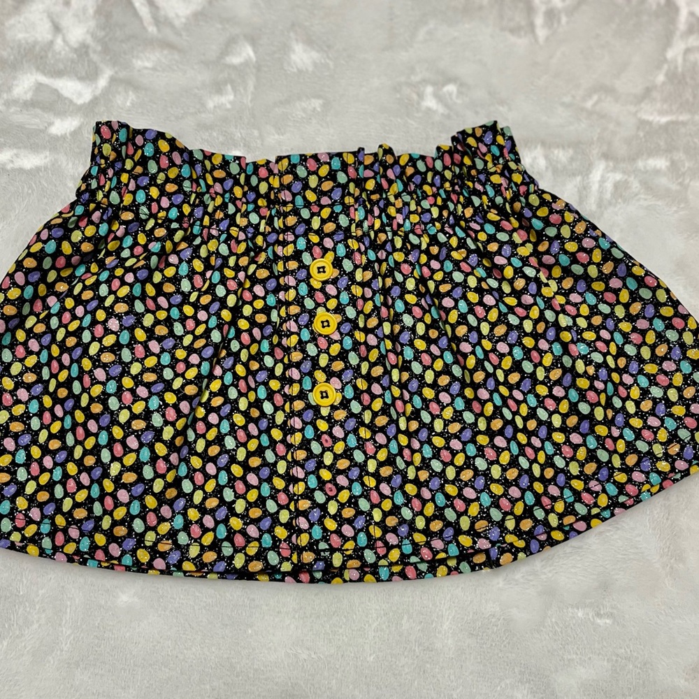 Colorful Egg Dot Kids Skirt